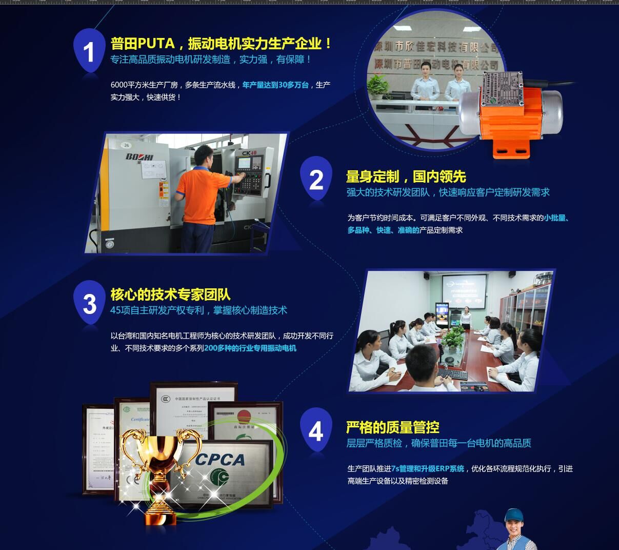 PUTA系列振動電機 PUTA系列振動電機