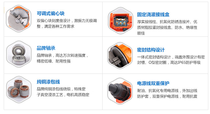 普田MVE振動(dòng)電機(jī)細(xì)節(jié)圖